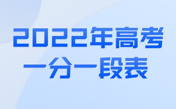 2022年廣西高考一分一段表,廣西一分一段2022