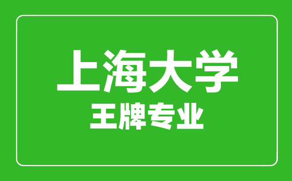 上海大學(xué)王牌專業(yè)有哪些,上海大學(xué)最好的專業(yè)是什么