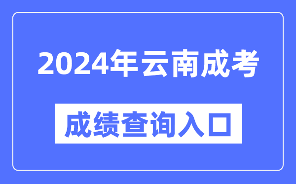 2024年云南成考成績(jì)查詢(xún)入口網(wǎng)址（https://www.ynzs.cn/）