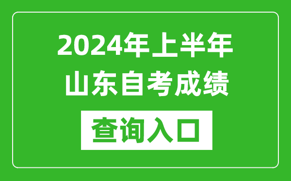 2024年上半年山東自考成績(jī)查詢?nèi)肟诰W(wǎng)址（https://www.sdzk.cn/）