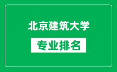 北京建筑大學(xué)專業(yè)排名一覽表_北京建筑大學(xué)哪些專業(yè)比較好