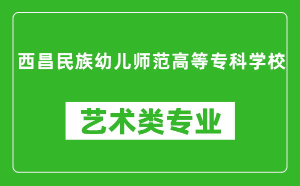 西昌民族幼兒師范高等專科學(xué)校藝術(shù)類專業(yè)一覽表