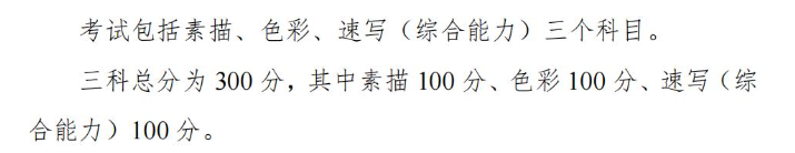 2024年湖南藝術(shù)統(tǒng)考滿(mǎn)分是多少,湖南藝考科目及分值