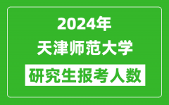 2024年天津師范大學(xué)研究生報(bào)考人數(shù)