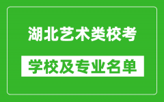 湖北藝術(shù)類專業(yè)校考學(xué)校及專業(yè)名單